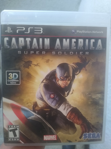 Captain América Playstation 3 Ps3 Físico Videojuego Capitán 