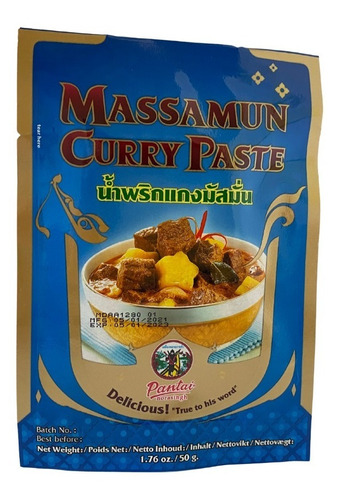 Pantai Paste Curry Massamun 50g Tailãndia