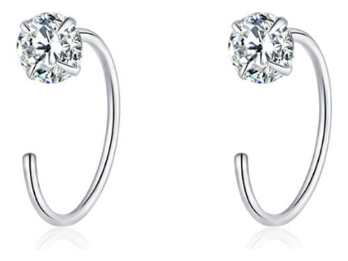 5 Pare Aretes Con Piercing Pendientes Joyeria Mujer Joyeria