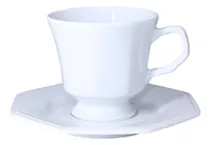 Comprar 8 Xícaras Chá Com Pires Prisma Porcelana Schmidt 2a Linha