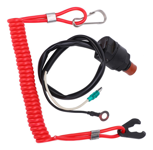 Lancha Motora Rc Impermeable Kill Stop Con Motor Fueraborda