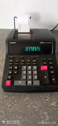 Calculadora De Escritorio Casio Modelo Dr-120tm 12 Digitos
