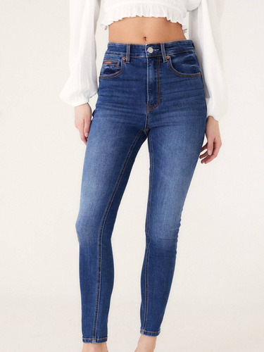 Pantalones Jeans Para Dama, Modelo Skinny Marca Stradivarius