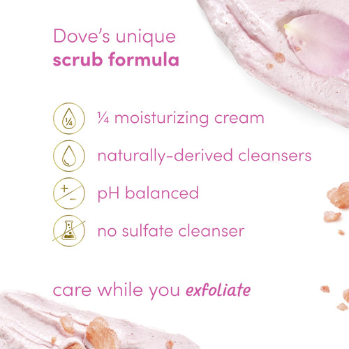 Exfoliante Corporal Dove Con Sal Del Himalaya Y Aceite De Ro