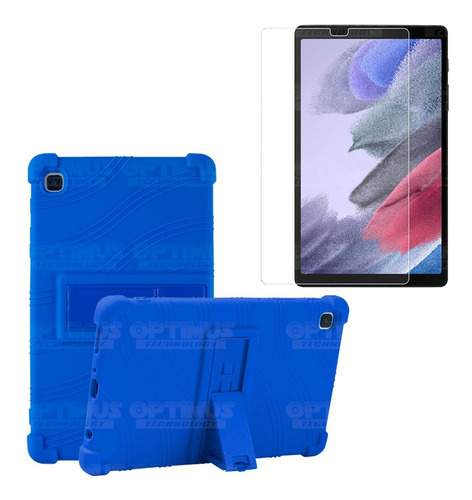 Kit Vidrioy Forro Tablet Samsung A7 Lite 8.7 2021 Antigolpes