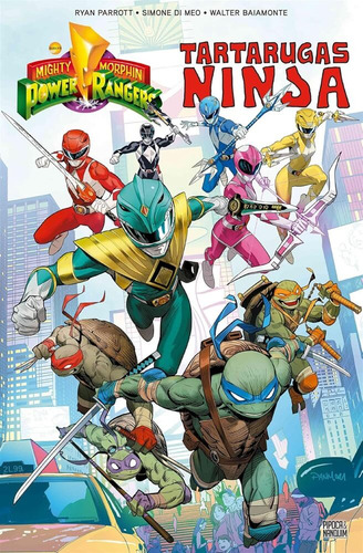 Power Rangers E Tartarugas Ninja Vol.01, De Ryan Parrott., Vol. 1. Editorial Pipoca & Nanquim, Tapa Dura En Português, 2024