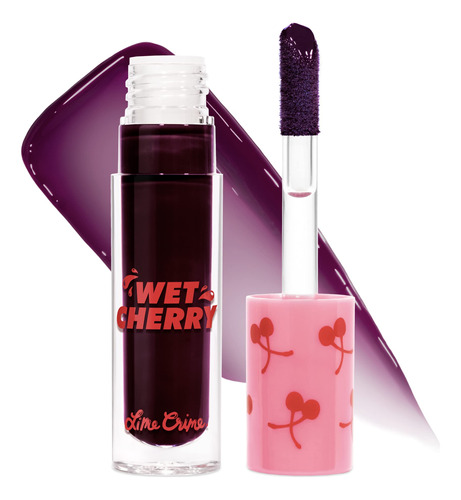 Lime Crime Wet Cherry Brillo Labial De Cereza