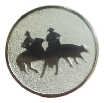 Medalla Rodeo 5 Cms. Incluye Grabado Y Cinta.