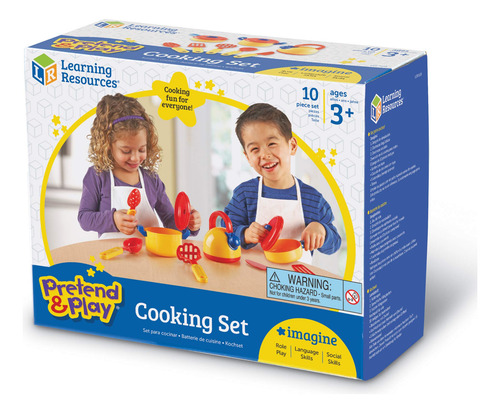 Set De Cocina Learning Resources Pretend & Play, 10 Piezas,