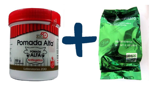X 3 Te Verde Goslim Repuesto X 30 + 1 Pomada Alfa X 350 Gr