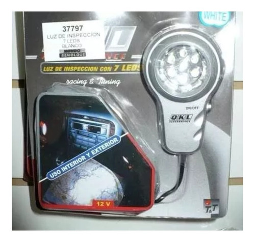 Imagen 3 de 10 de Luz De Inspeccion 7 Leds - Conexion Para Encendedor Cuotas Sin Interes