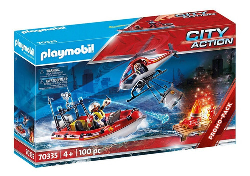 Playmobil 70335 City Action Bomberos Mision Rescate