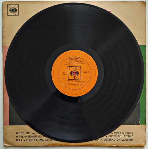 Vinil Lp: Roberto Carlos, Jovem Guarda, Cbs 1965 Original Estandar (Usado)