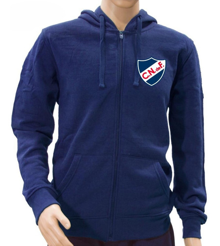 Campera Con Capucha Algodón Club Nacional De Football