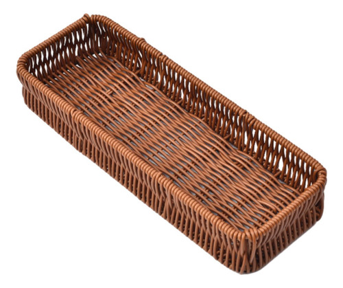 Cesta Tejida Para Servir, Porta Frutas, Bandeja De Comida L