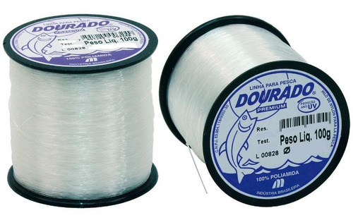 Linha Pesca Dourado 0,45 Mm 100 Gramas 508 Metros 21,6 Lb