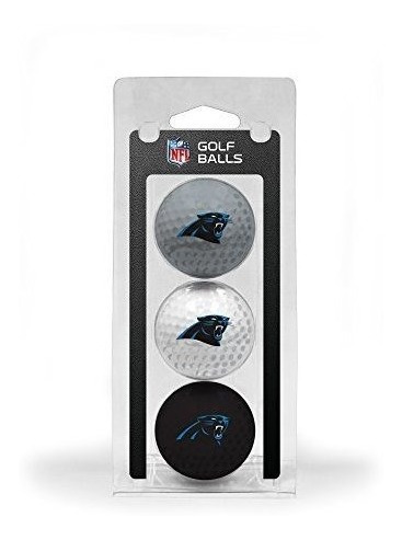 Paquete De 3 Bolas De Golf Nfl Carolina Panthers