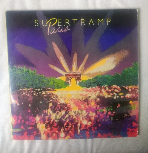 Vinilo Original Supertramp Paris Álbum Doble 1986