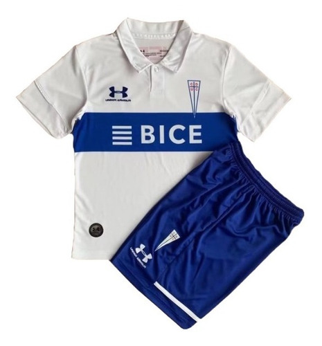 Imagen 1 de 5 de Camiseta Y Short Niños Universidad Católica Zampedri 2023