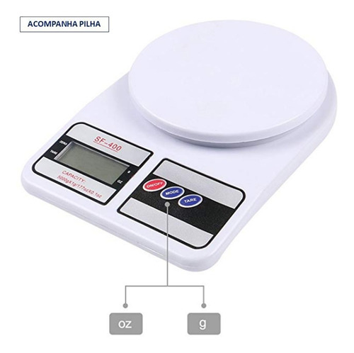 Balança De Precisão Digital Cozinha 10kg Pronta Entrega