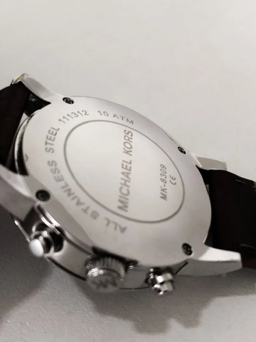Relógio Michael Kors Cronógrafo Masculino Italiano = Seiko