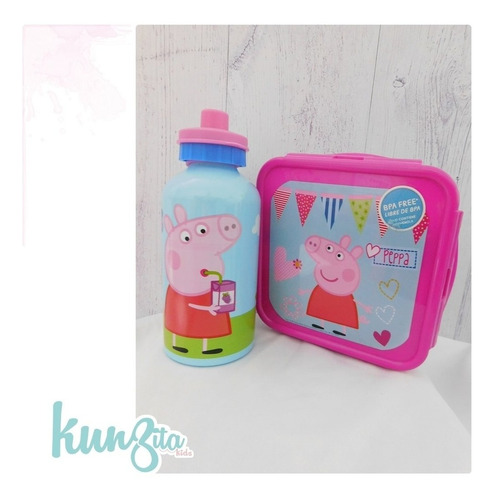 Cantimplora Minnie Mouse + Tapper (peppa Pig)