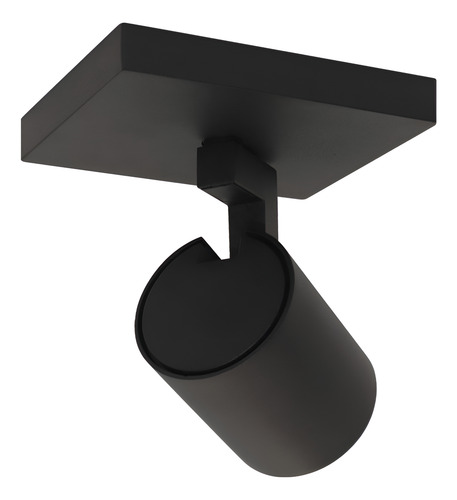 Aplique Dirigible Technolamp Simple Negro Muca