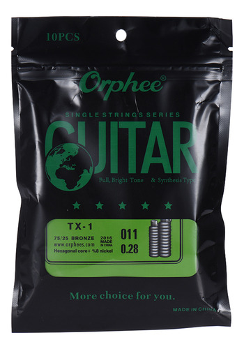 Instrumento: Cuerdas Y Guitarra Para Orphee Tx-1 Folk Acoust