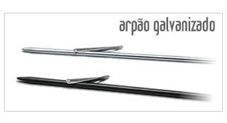 Arpão/flecha Para Arbaletes Em Aço Galvanizado Divecom