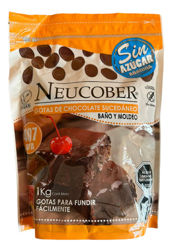 Neucober 407sa Cobertura Chocolate Suced Semibitter S/azúcar