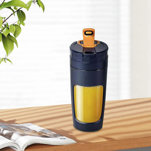 Taza Exprimidora Eléctrica De Licuadora Portátil Con Azul