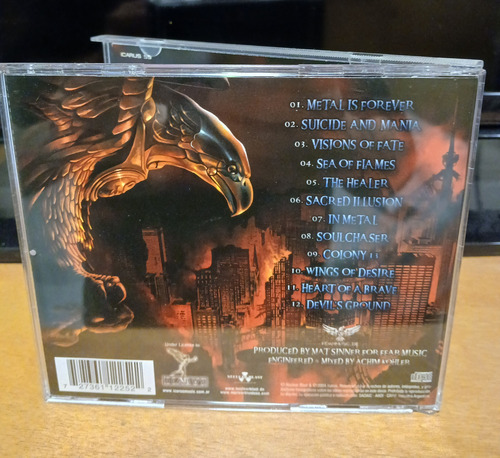 Primal Fear / Devils Ground / Cd Icarus Arg. Estándar