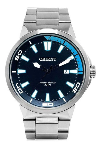Relógio Orient Masculino Prata Mbss1196a Pasx