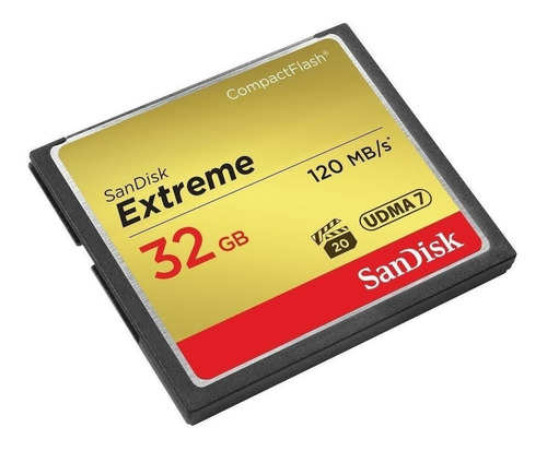 Memoria Compact Flash Extreme 32gb 120mb/s Sandisk Revogames