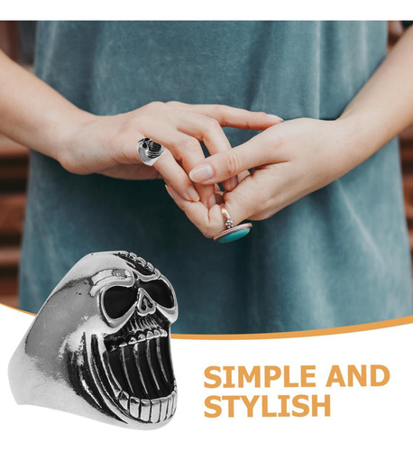 Anillo De Calavera Con Abridor De Botellas De Cerveza Para H