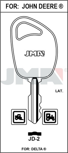 Llave Tractor , Maquinaria John Deere 2x1