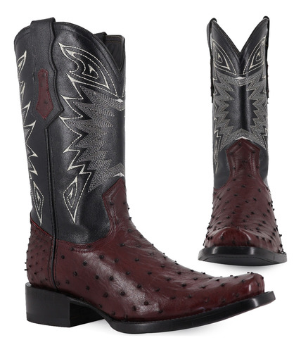 El Malcreado Bota Y Cinto Talla 40 Hc Bota Dubai Avestruz
