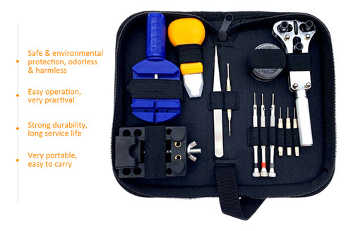 Kit De Herramientas De Reparación De Relojes: Abridor, Desto