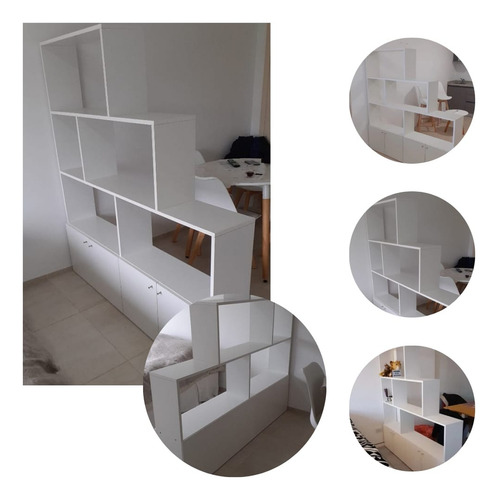 Mueble Divisor De Ambiente Con Espacio De Guardado