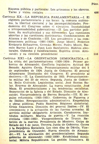 Historia De Chile Luis Galdames Empresa Editora Zig Zag 1944 (Usado)