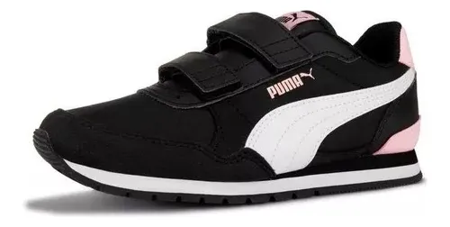 Tenis Puma St Runner V3 Para Ni a Negros Plantilla Softfoam