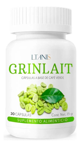 Suplemento Alimenticio Grinlait 30 Capsulas A Base De Cafe Verde Sfn