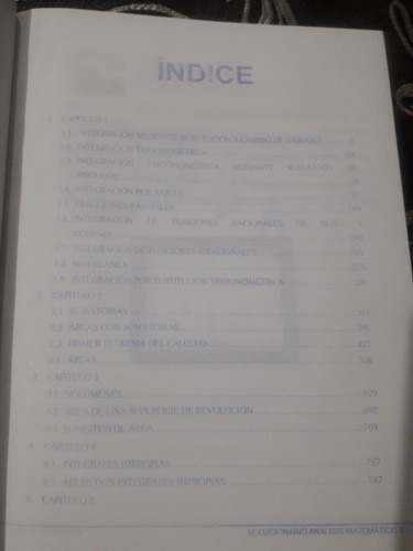 Imagen 2 de 10 de Libro De Solucionario De Analisis Matematico Tomo 2 Espinoza