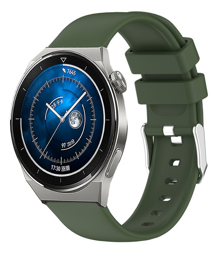 Correa De Reloj De Color Verde Militar Para Huawei Watch Gt3