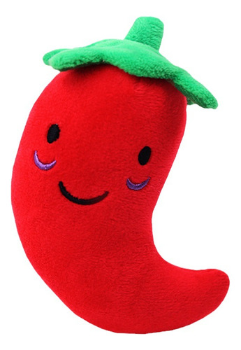 Brinquedo Chili Pepper Plush Sound Pet Dog Meow Brinquedo Ma