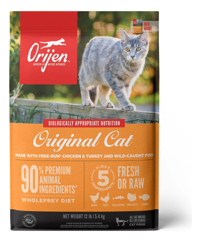 Alimento Original Cat Orijen Libre De Granos 1,80 Kg