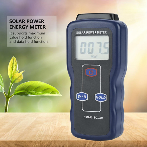 Medidor De Energía Solar Digital Sm206 Medidor De Radiación