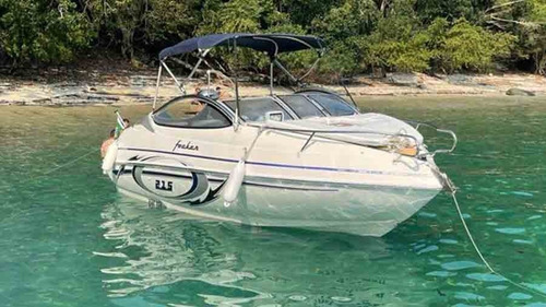 Imagem 1 de 25 de Lancha Focker 215 Cabinada, Motor Yamaha 4 Tempos