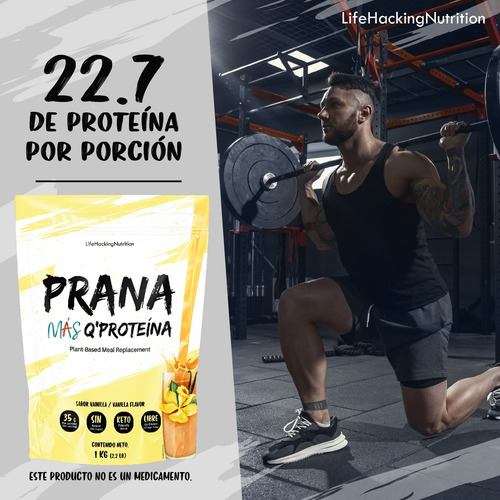 Prana Proteína De Chicharo 1kg Sabor Vainilla
