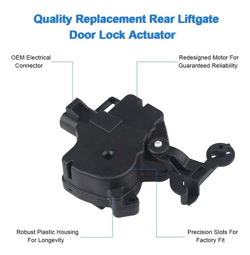 Cerradura Actuador Puerta Trasera Para Chevy Tahoe,suburban